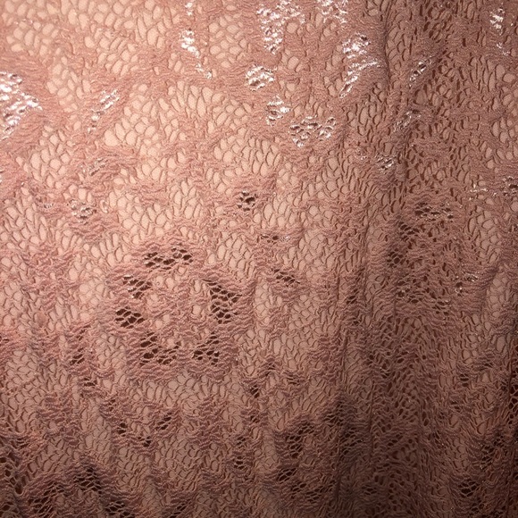 Teeze Me Dress Soft Pink Full Lace Form Fit - Picture 5 of 11